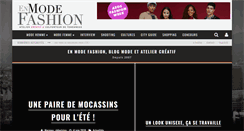 Desktop Screenshot of enmodefashion.com