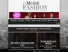 Tablet Screenshot of enmodefashion.com